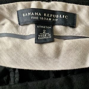 Banana Republic The Sloan Fit Black Pants (US 2)